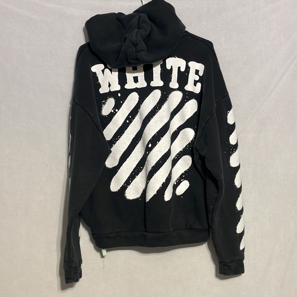 OFF-WHITE™ HEAVY PAINT HOODIE - Picture 8 of 8